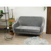 Elegantní dvoumístná pohovka CORANTI VELVET s měkkým sametovým čalouněním