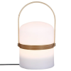 KIARA bílá venkovní lampa – ideální na zahradu, výška 26,5 cm