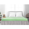 Světle zelené jersey prostěradlo z mako bavlny LUXORA 90 x 200 cm