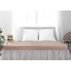 Světle hnědé jersey prostěradlo z mako bavlny LUXORA 180 x 200 cm pro pohodlný spánek