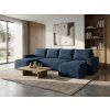 76949 3 smart cosaro tmave modra sedacka do u 295x140 cm s mekkym zebrovanym calounenim a komfortnim tvarem