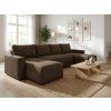 76961 designova sedacka smart cosaro do u 295x140 cm tmave hneda komfort a nadcasovy styl