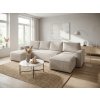 77009 smart cosaro sedaci souprava do u 295x140 cm svetle bezova s pohodlnym zebrovanym calounenim