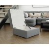 Čalouněný taburet ZENOVA 65 x 65 cm – perfektní kombinace designu a funkčnosti.