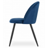 Stylová sametová židle BELLO – moderní design v královsky modré barvě