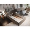 Stylová boxspring postel GLORIEN VELVET 90x200 cm s elegantním čalouněním