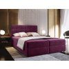 Boxspring postel GLORIEN 140x200 cm s vysokým čelem – prémiový komfort