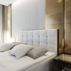 Postel boxspring GLORIEN 160x200 cm purpurová – luxusní spánek každou noc