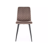 Moderní jídelní židle DAREN VELVET cappuccino s luxusním čalouněním