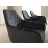 Šedá jídelní židle MARLO VELVET – elegantní doplněk do moderního interiéru