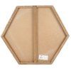 Moderní obraz na zeď POPPY WOOD Ø 58 cm – elegance v přírodních tónech