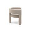 Designové tmavě béžové křeslo ALPAH LOOP – minimalistický a elegantní vzhled