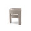 Designové béžovošedé křeslo ALPAH LOOP – minimalistický a elegantní vzhled