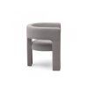 Světle šedé křeslo ALPAH LOOP – minimalistický a elegantní design