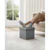 Kompaktní taburet OTTOMAN 30x30 cm – stylový design a praktický úložný prostor v jednom
