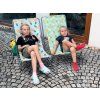 80600 9 skladaci lehatko sand pineapple zabavny potisk a snadne prenaseni