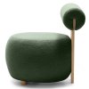 Pohodlné zelené křeslo HANNA – ideální pro relax i stylové posezení
