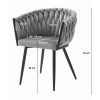 Designové jídelní křeslo ORION VELVET tmavě růžové pro váš interiér