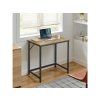 84293 11 set do pracovny taylor stul 80x50 cm dub sonoma kreslo avola velvet svetle modre