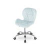 84293 7 set do pracovny taylor stul 80x50 cm dub sonoma kreslo avola velvet svetle modre