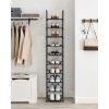 Úzký botník ORDEN 173x33 cm černý – ideální do rohu