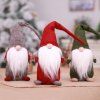 Stylový vánoční skřítek HAPPY GNOME 44 cm červená figurka