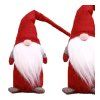 Vánoční dekorace skřítek HAPPY GNOME červený 44 cm