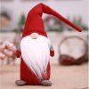 Dekorační vánoční skřítek HAPPY GNOME červený 44 cm