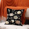 Stylový podzimní povlak PUMPKIN NOIR 45x45 cm s dýňovým motivem