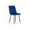 88455 2 jidelni set 1 4 cerny stul ramod 100x60 cm modra zidle lava s cernymi nohami