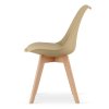 Minimalistický jídelní set ADRIA a židle BALI MARK s bukovými nohami