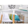 Jídelní set ADRIA + 4 transparentní židle BALI MARK pro stylové stolování