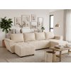 92118 3 moderni kremova sedaci souprava do u livaro 305x140 cm rozkladaci
