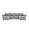 92124 1 svetle seda rozkladaci sedaci souprava do u livaro 305x140 cm do obyvaku