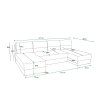 92124 6 stylova sedaci souprava do u livaro 305x140 cm svetle seda s uloznym prostorem