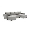 92124 rozkladaci sedaci souprava do u livaro 305x140 cm svetle seda moderni design