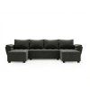 92130 1 prostorna sedaci souprava do u livaro 305x140 cm tmave seda