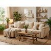 92145 designova kremova sedaci souprava do l livaro 305x140 cm oboustranna
