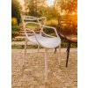 92370 34 terakotova plastova zidle kato s ergonomickym operadlem