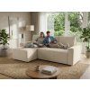 92523 2 rozkladaci oboustranna sedaci souprava do l smart boucle kremova 232x143 cm