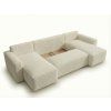 92784 4 luxusni rozkladaci sedaci souprava do u smart boucle 303x140 cm kremova s funkci spani