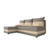 Oboustranná sedací souprava do L VALERIO SLIM 200x140 cm s funkcí lůžka + 2 polštářky