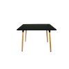 92532 akce cerny jidelni stul bergen 140x80 cm ii jakost