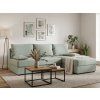 93433 5 rozkladaci oboustranna sedaci souprava do l venoria slim 200x143 cm svetle zelena 2 polstarky zdarma