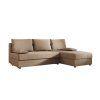 93448 2 sedaci souprava do l venoria slim 200x143 cm bezova 2 polstarky zdarma