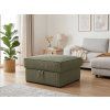 Designový taburet SMART COSARO s úložným prostorem 65x65 cm mentolový do obýváku