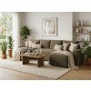 Velká sedací souprava do U SMART BOUCLE 303x143 cm tmavě béžová pro rodinu