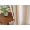 Moderní závěs DUNES VELVET 140x250 cm krémový pro obývací pokoj