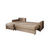 Elegantní sedací souprava VENORIA 220x143 cm béžová oboustranná rozkládací