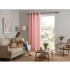 Závěs OXFORD LIGHT 140x250 cm růžový designový závěs s kroužky